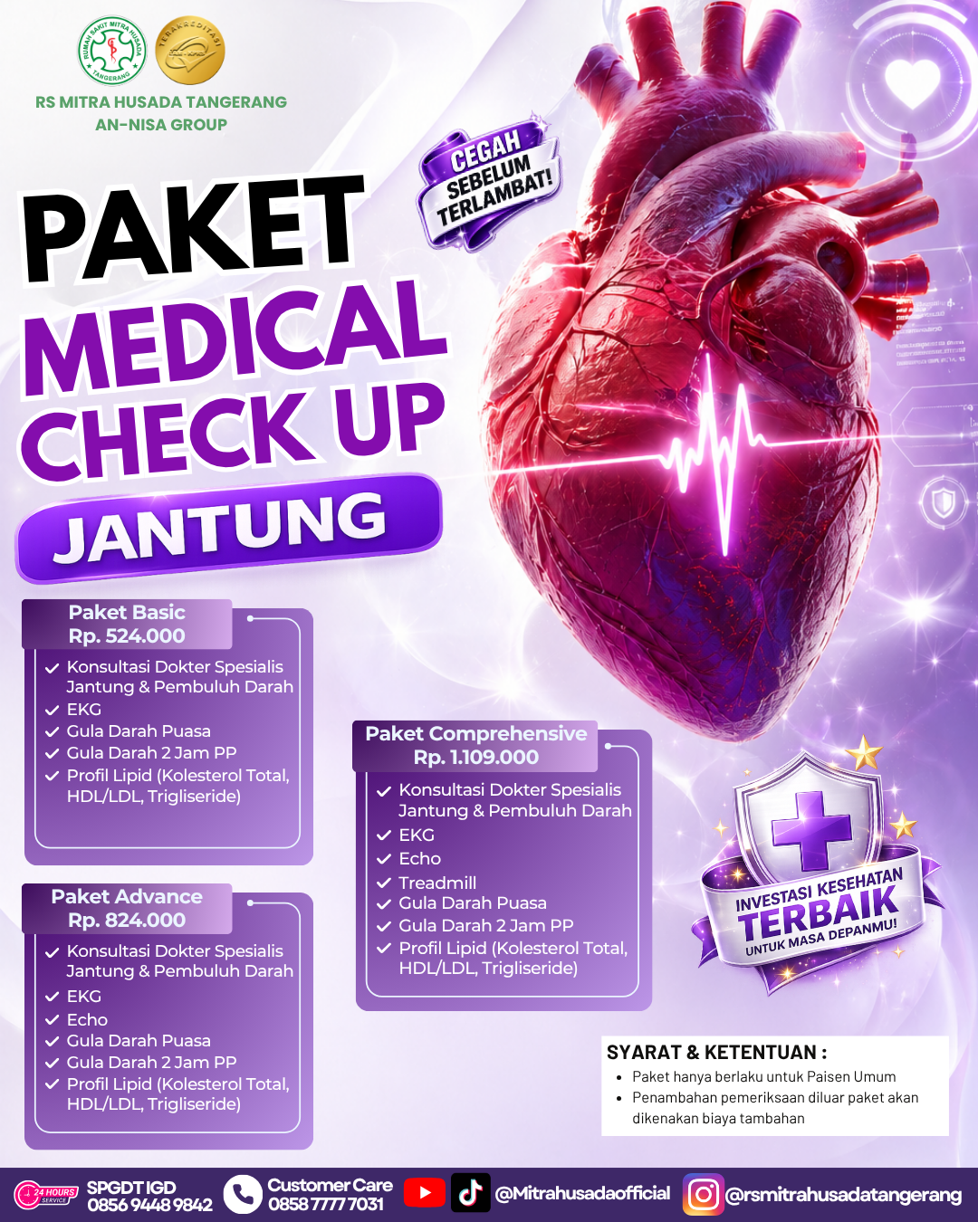 Paket Medical Check Up Jantung
